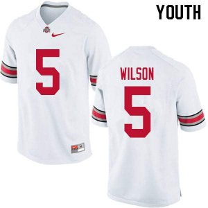 Youth Ohio State Buckeyes #5 Garrett Wilson White Nike NCAA College Football Jersey Top Deals IEO8644ZX